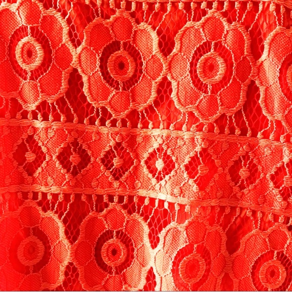 Free people orange lace dress - Picture 8 of 9